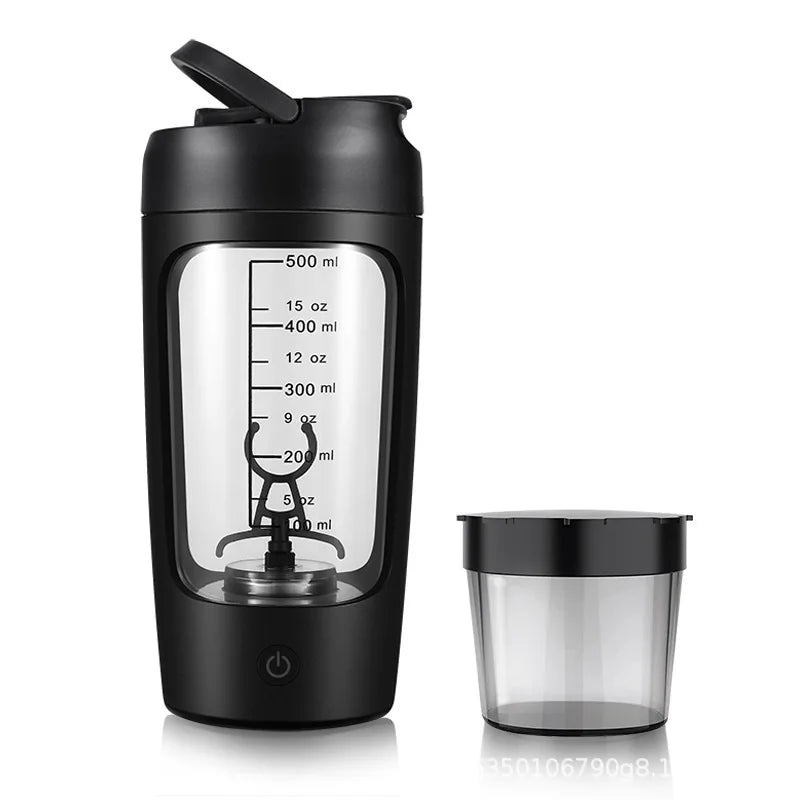 650ML Automatic Rechargeable Mixing Cup for Protein Powder - Portable Multifunctional Shaker for Sports and Fitness