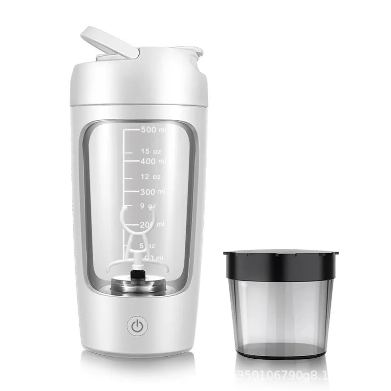 650ML Automatic Rechargeable Mixing Cup for Protein Powder - Portable Multifunctional Shaker for Sports and Fitness